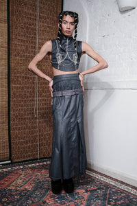 SILVER SPARK MERMAID SKIRT
