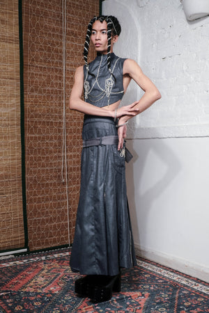 SILVER SPARK MERMAID SKIRT