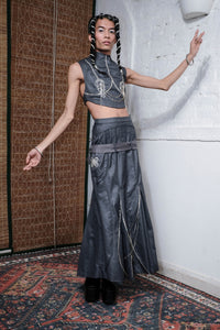 SILVER SPARK MERMAID SKIRT