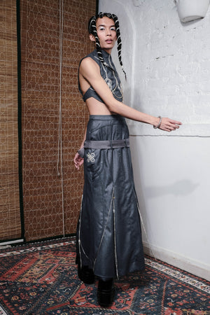SILVER SPARK MERMAID SKIRT