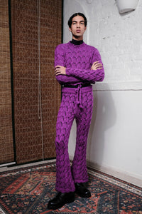 CABLE HAND KNITTED TOP
