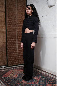 SPACE SUIT SKELETON JACKET IN BLACK