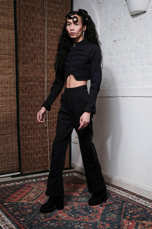 SPACE SUIT SKELETON JACKET IN BLACK