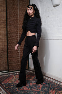SPACE SUIT SKELETON JACKET IN BLACK