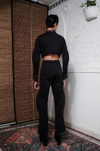 SPACE PANTS IN BLACK