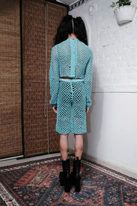 FISHNET SCALLOP TOP