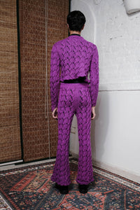 CABLE HAND KNITTED  PANTS