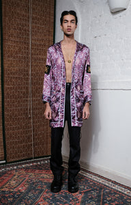 ALL OVER QUOD MONOGRAM  KIMONO DRESS