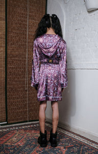 ALL OVER QUOD MONOGRAM  KIMONO DRESS