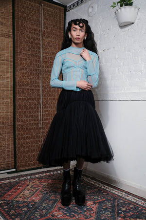 BODY BODY BODY TOP IN POWDER BLUE
