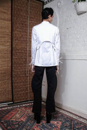 SKELETON IN THE CLOSET SHIRT IN WHITE