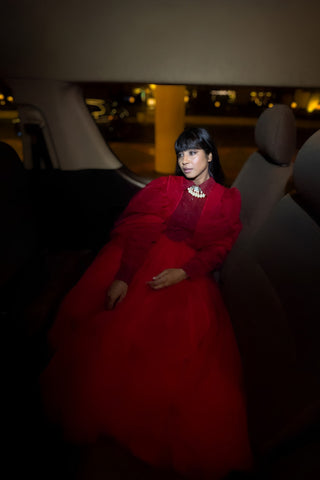 SHILPA RAO FT. FIREFLY DRESS RED