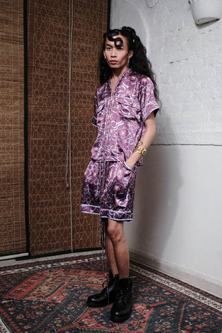 ALL OVER QUOD MONOGRAM SHORTS