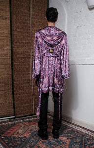 ALL OVER QUOD MONOGRAM  KIMONO DRESS