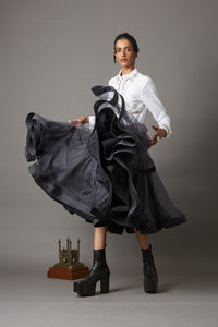 ORGANZA SLIP SKIRT