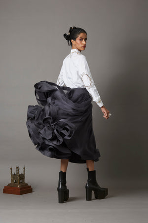 ORGANZA SLIP SKIRT
