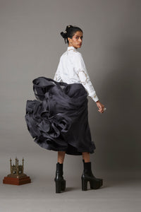 ORGANZA SLIP SKIRT