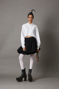 SUMMER CROP EMBROIDERY SHIRT