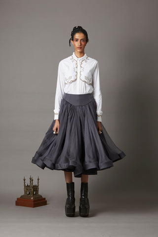 ORGANZA SLIP SKIRT