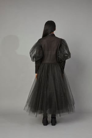 NIKHAT FT. WOLF WING TULLE DRESS