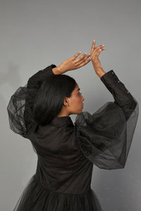 NIKHAT FT. WOLF WING TULLE DRESS