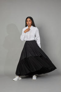 PARAM SAHIB SINGH FT. WITCH LINER SKIRT IN BLACK