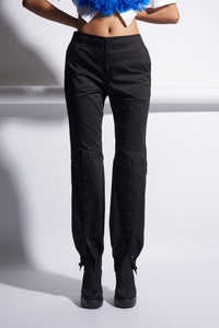 AMAN PAL FT. Cuffed Leg Pants Black