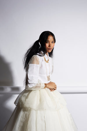 BLAIR STANBURY Ft. Organza Trench Shirt