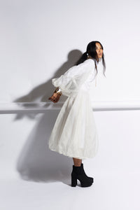 PARACHUTE DRESS IVORY