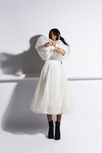 PARACHUTE DRESS IVORY