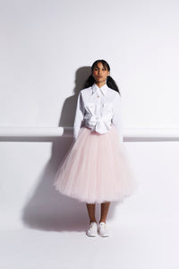 Bottlebrush Tulle Skirt Blush