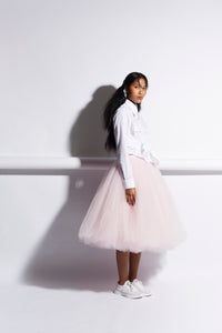 Bottlebrush Tulle Skirt Blush