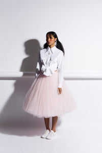 Bottlebrush Tulle Skirt Blush