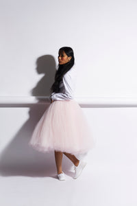 Bottlebrush Tulle Skirt Blush