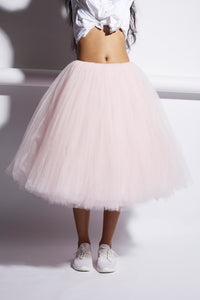 Bottlebrush Tulle Skirt Blush