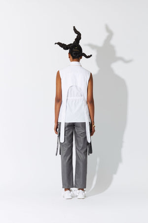 QUOD Rodeo Sleeveless Shirt White