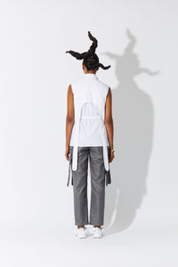 QUOD Rodeo Sleeveless Shirt White
