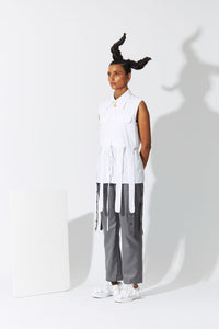 QUOD Rodeo Sleeveless Shirt White