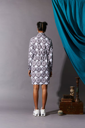 Polka Checks Shirt Dress Summer