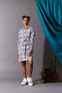 Polka Checks Shirt Dress Summer