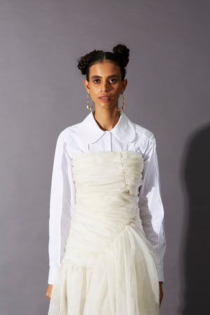 Jade Picon Ft. Hand Draped Apron Top
