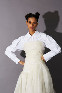 Jade Picon Ft. Hand Draped Apron Top