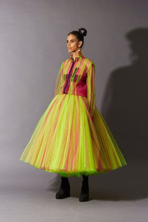 MASOOM MINAWALA FT. Bottlebrush Rainbow Skirt