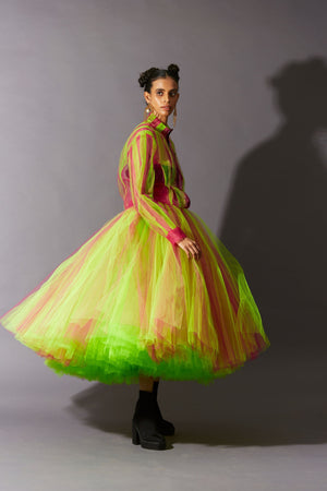 MASOOM MINAWALA FT. Bottlebrush Rainbow Skirt