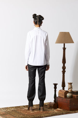AMAN PAL FT. Cuffed Leg Pants Black