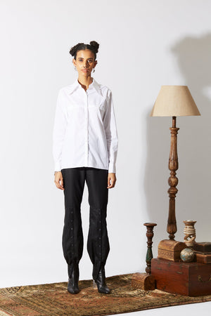 AMAN PAL FT. Cuffed Leg Pants Black