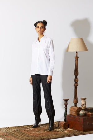 AMAN PAL FT. Cuffed Leg Pants Black