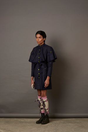 FLIGHT SUIT JACKET DRESS