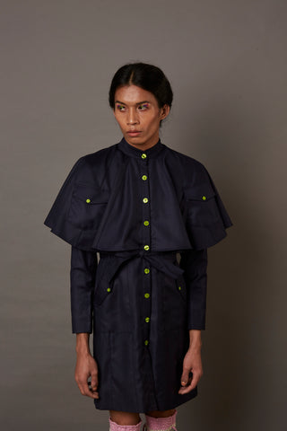 FLIGHT SUIT JACKET DRESS