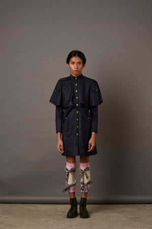 FLIGHT SUIT JACKET DRESS